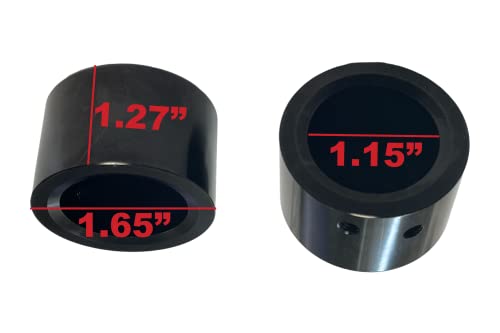 Don't Fuckin' Die Front Axle Cap Nut Covers Black in Color Compatible With Harley Davidson Touring Road King Road Glide Street Glide Ultra Dyna - Thumbnail 4