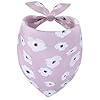 Spring Dog Bandana XLarge 1PCS Floral Printing Dog Scarf Triangle Adjustable Breed Puppy Bandana Bib Handkerchief for Large Girl Dogs Pets Gift