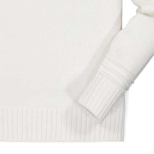 Image of Hope & Henry Girls' Long Sleeve Rib Knit Sweater Top