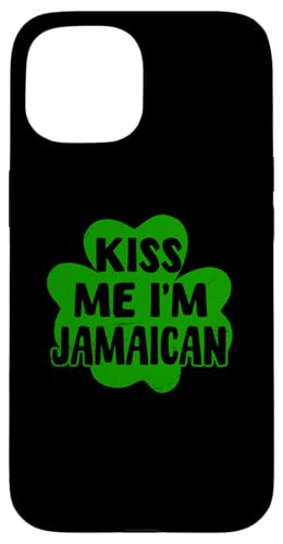 Kiss Me I'm Jamaican Funny Jamaica pgbN̓ RX`[ X}zP[X iPhone 15 p