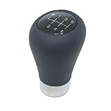 Pursuestar Black Genuine Leather 6 Speed Manual Short Shift Knob for BMW 1 3 5 6 Series E30 E32 E34...