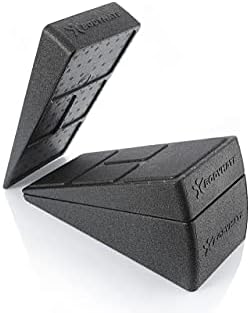 BODYMATE Set of 3 Calf Stretchers, Knee Wedge, Slant Board, Mobilisation Wedge for Stretching, Leg Extender
