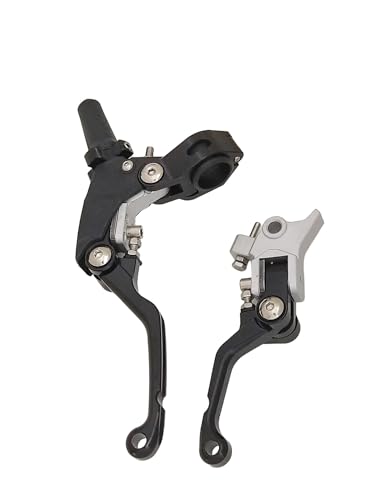 Levier d'embrayage moto noir pliable pour guidon de frein en balade routière