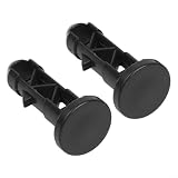 Schwarzer Kunststoff für Mülltonnendeckel, Scharnierstifte, Haushalts- und Gewerbe-Mülleimer, Ersatzteile, Mülltonnendeckel, Achsstift, Reparaturset, 67 mm x 31 mm, für 240 l (1 Paar)
