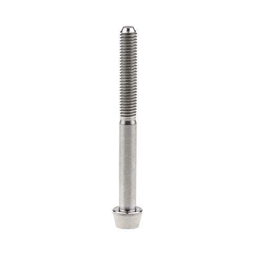 Image of Titanium Ti Bolt M5x9 16 18 20 25 30 35 40 45 50 55 60mm Tapered Head Screws Pack of 4 (M5x50mm, Normal Titanium)