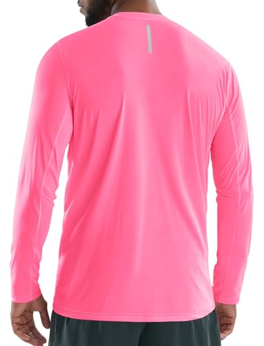 Zengjo Moisture Wicking Athletic Shirts for Men Long Sleeve Workout Running Gym Performance Tee UV/Sun Protection4