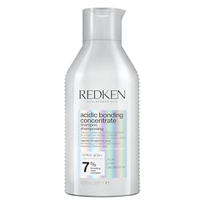 Redken Acidic Bonding Concentrate Shampoo For Damaged Hair Repair – Strengthens and Repairs Weak and Brittle Hair, Sulfate-Free, With Citric Acid