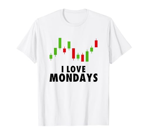 Lustiger Tageshandel Ich liebe den Aktienhandel am Montag T-Shirt