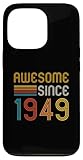 Photo Gallery retro 76° compleanno awesome since 1949 custodia per iphone 13 pro Photo Gallery retro 76° compleanno awesome since 1949 custodia per iphone 13 pro