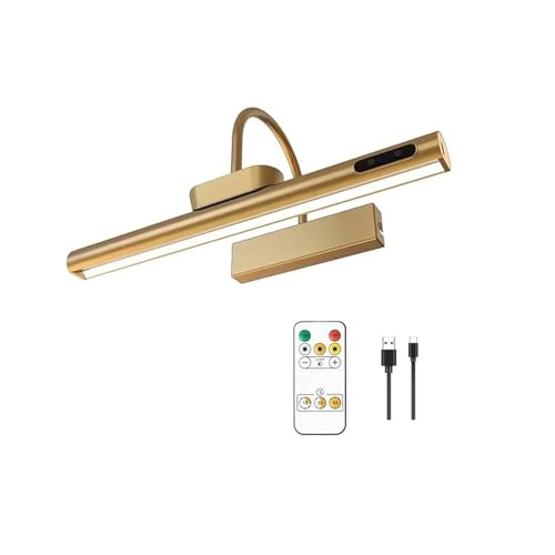 Lámpara de pared Led USB 4000mAH, luz for espejo baño oro moderno, Interior, luces con imagen for salón y
