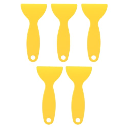 Lvifloae Harz Spatel Werkzeuge 5pcs 3D Druck Spachtelmesser Schaber3D Druckharz Entfernungsschaber fr Wanhao D8 fr fr Nova fr Modellstreifen gelb