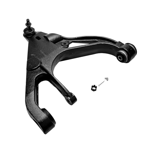 Image of Detroit Axle - 4WD Front End Suspension Kit for 02-05 Dodge Ram 1500, 2 Lower Control Arms w /Ball Joint 4 Tie Rod Ends 2 Boots + Bellows 2002 2003 2004 2005 Replacement - 8pc Set