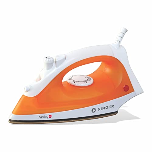 Image of Singer Maizy Plus 1200 Watt Steam Iron with Dry, Spray & Steam function (SSI120MPE, Orange)