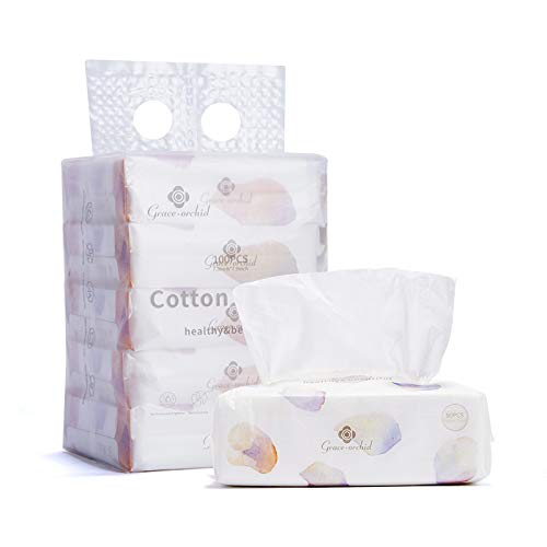 Luxury Facial Cotton Tissue Soft Dry Baby Wipes 100% Natural Cotton 7.9 *