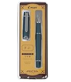 PRERA Pilot Fountain Pen Dark Turquoise Fine Point P-FPR-1-DTQ-F With Original Stylus Ballpoint Touch Pen