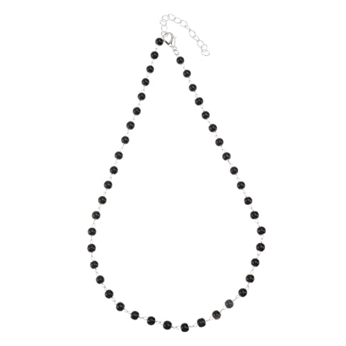 Collier ras du cou perle argent et gemme accessoire pour fille