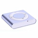 VELATEMOR MP3-Player aus Aluminiumlegierung | Tragbarer HiFi-Sound-Musikplayer mit Integriertem Lautsprecher und Kopfhöreranschluss, Wiederaufladbar (violett)