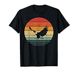 Eagle Hawk Vintage Retro Art Design T-Shirt