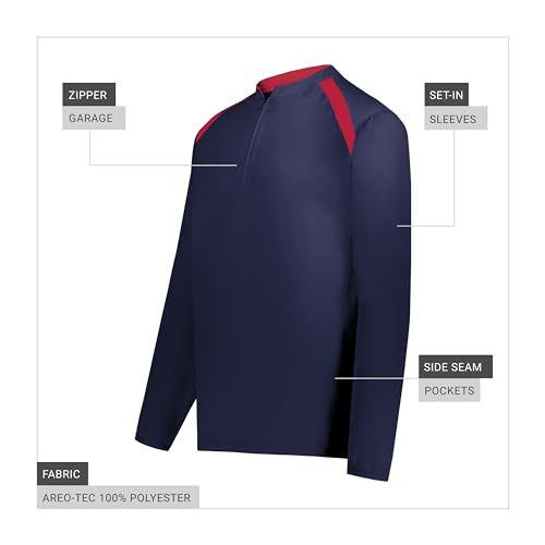 Image of Holloway boys Holloway Boy's Clubhouse Pullover Cage Jacket