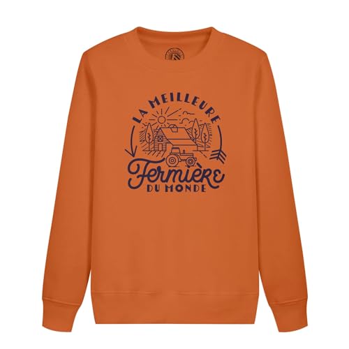 Sweatshirt enfant la meilleure fermière du monde : le cadeau idéal pour petite paysanne