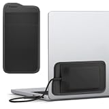 Spigen Custodia Adesiva per Hard Disk Esterno per Laptop e Tablet, Tasca Adesiva Riutilizzabile in Tessuto Sottile per SSD Portatile, HDD, Magic Mouse e Cavi per MacBook Neo Pro Air M4 M5 13 Pollici
