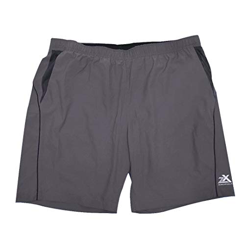 ZeroXposur Mens Fusion Athletic Gym to Swim Shorts Workout Swimsuit Trunks with Pockets Slate Small