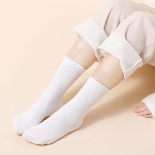 Image of KANAV Thick Winter Thermal Wool Socks (5 Pairs) - Comfy, Slouch Crew, Cozy, Warm Athletic Socks for Women