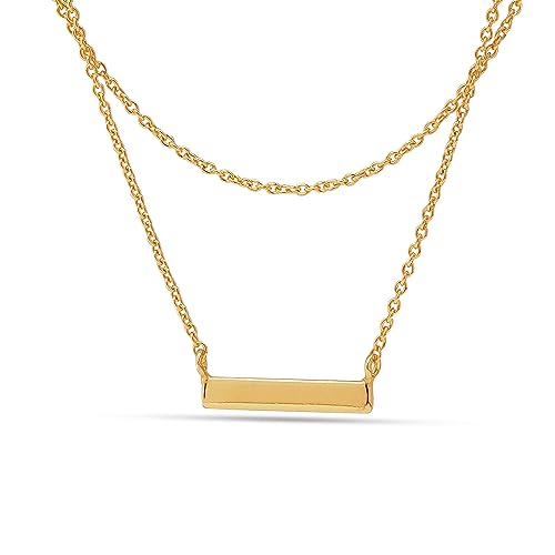 Collier ras du cou multicouches fait main en argent, le cadeau idéal pour femme