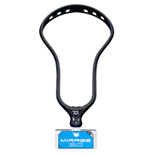 ECD Lacrosse Mirage 3.0 Head (Mirage 3.0 - Unstrung, Black)