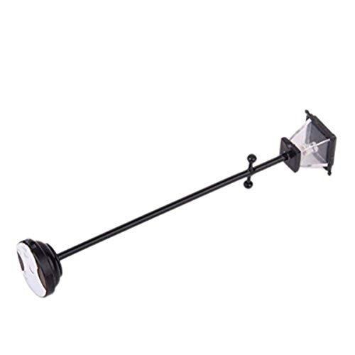 BESPORTBLE Mini Casa Rua Luz 1:12 Casa de Boneca Postes Vintage Fada Jardim Caminho Caminho para Car