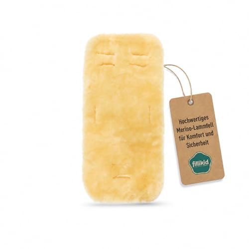 Fillikid Lammfelleinlage 73x33 | Premium Merinowolle