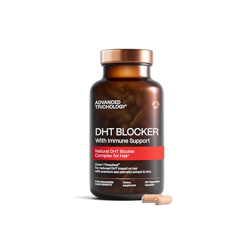 DHT Blocker - Hair Growth Supplement for Genetic Thinning for Men and Women | Approved* by American Hair Loss Association | Guaranteed, Backed by 20 Years of Experience in Hair Loss Treatment Clinics