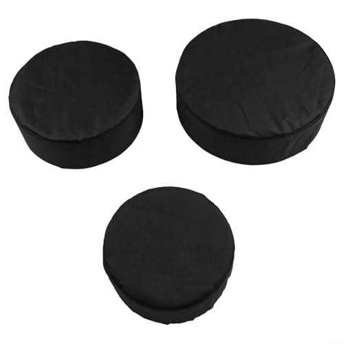 WIIYENA Maceta flotante para estanque, tela tejida para plantas acuáticas, refugio de peces, 23 cm, 18 cm, 14 cm de diámetro interior, color negro