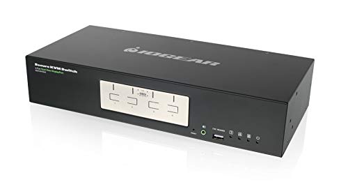 IOGEAR GCS1424TAA3 4�|�[�g �f���A���f�B�X�v���C�|�[�g ���S