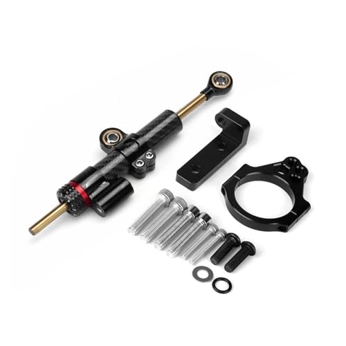 Motorcycle Steering Damper for QJ Motor SRK 800 RR QJMOTOR - Motorcycle Direction Stabilizer Steering Damper Bracket Mounting Kit Accessories Parts