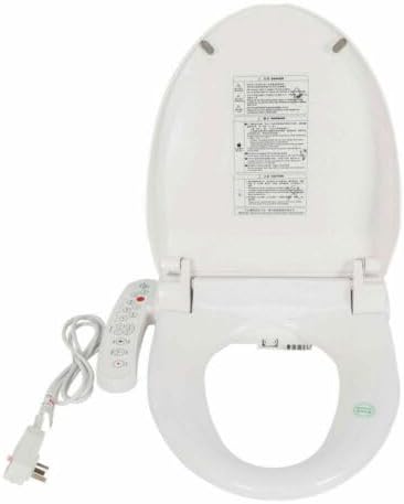 Bidet Toilet Seat, Electric Heated Toilet Seat with 2 Nozzle & Air Dryer & Heated Seat, Smart Bidet Warmer, Adjustable Temperature, Automatic Cleaning, Vibrating Flush, Easy-Install