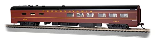 Bachmann Trains - 85' Smooth-Side Dining CAR with Lighted Interior - PRR #4414 - HO Scale