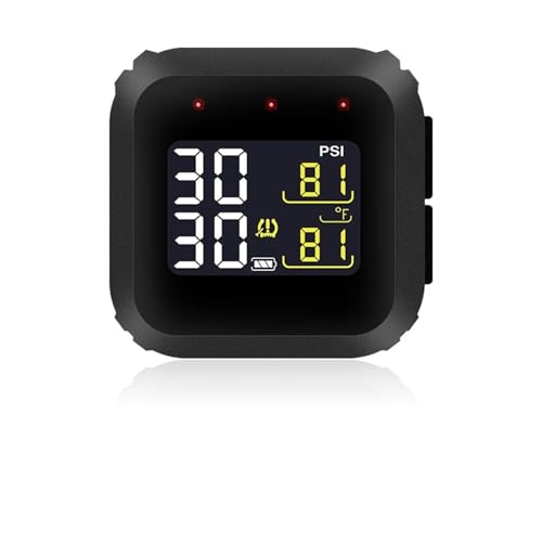 �I�[�g�o�C�pTPMS�^�C���Ď��V�X�e�� LCD�f�B�X�v���C ���C�[�d ����/�O���Z���T�[�t��(M3X-WI-Black)