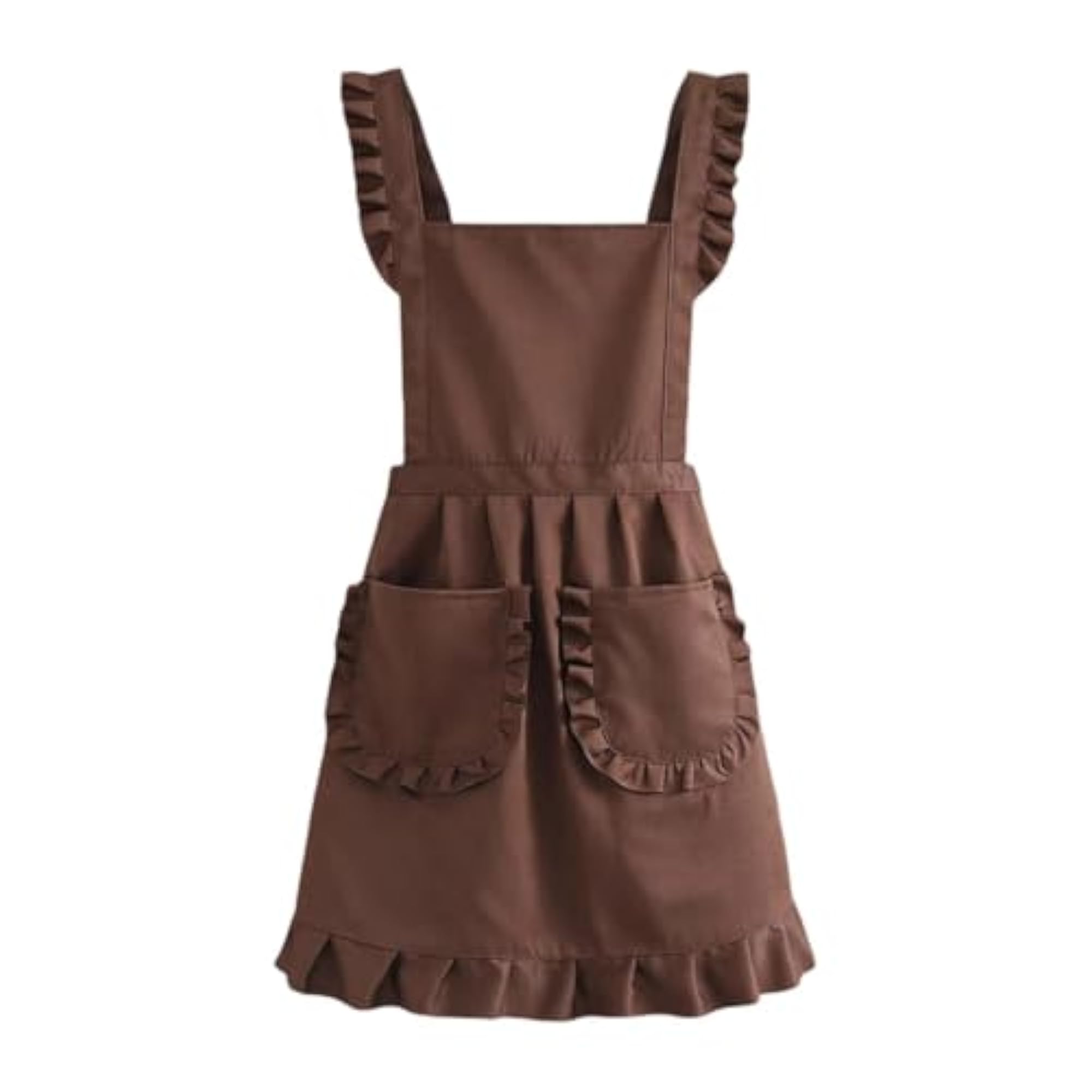 Maid Ruffle Retro Kitchen Apron, Cute Gift