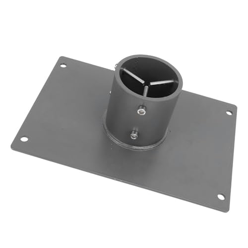 Spacnana Adaptador de Tubo Satelital, Kit de Montaje de Aleación de Aluminio para Satélite Plano de Alto Rendimiento, Compatibilidad con Postes de 2,4 Pulgadas, Perfecto para Instalaciones en Techo