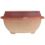 BIUDECO Olla para Guisar de Barro sin Tapa Resistente al Calor, Cacerola de Cerámica de 700 Ml para Sopa de Fideos de Arroz y Estofados, Adecuado para Cocina Casera y Uso Doméstico