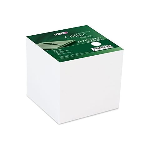 Landre 100420104 Notelet Box Insert 9 x 9 x 9 cm, Approx. 800 Pages Blank White Cover