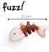Fuzzl Robustes Hundespielzeug aus Nylon - Fischform mit Lachsgeschmack