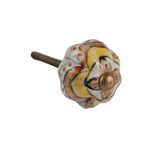 Puxador Porta Cerâmica 6x3cm