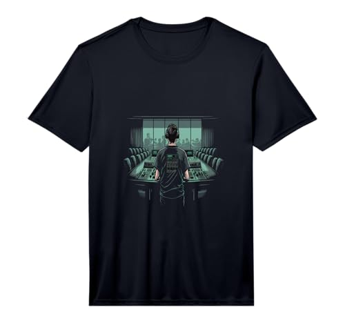 Mens AV Technician Meeting Conference Room Audio Visual Tech Performance T-Shirt