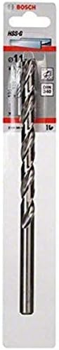 Bosch Professional 10 pcs. HSS-G Metal Drill Bit Set (for metal, Ø 1-10 mm, Robust Line, Accessory Drill Driver)