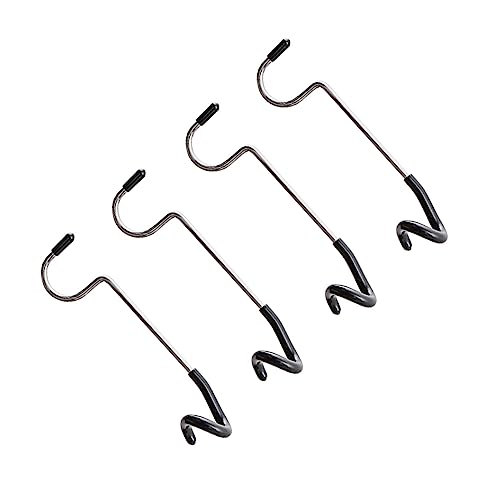 GRIRIW 4Pcs Camping Light Hooks Non Slip Lantern Hangers for Tent Poles for Outdoor Camping Hiking Travelling Durable and Stable Design