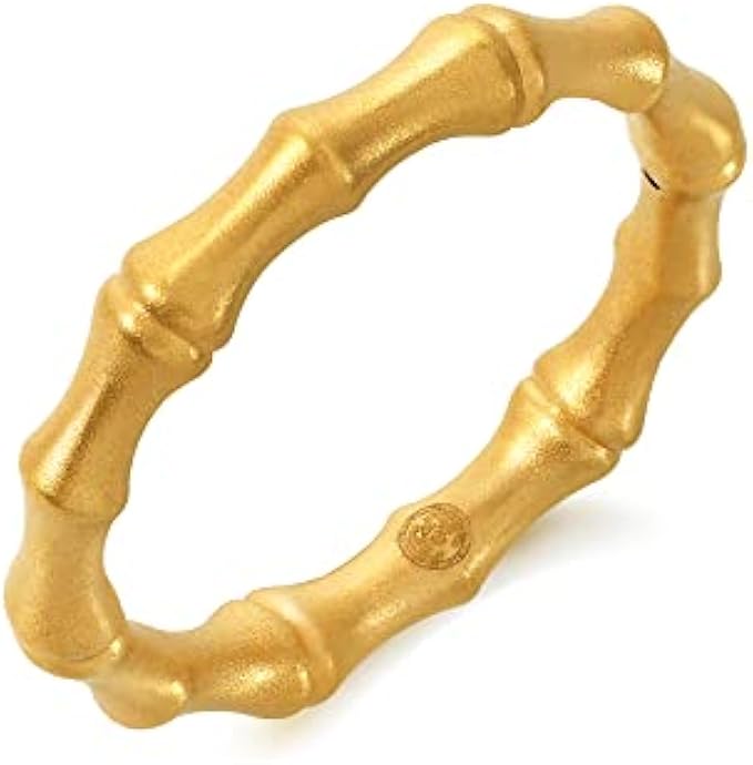 CHOW SANG SANG Cultural Blessing 999 24K Solid Gold Bamboo Ring for Women 92241R