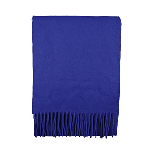 TOUTACOO, Echarpe 100% Laine - Homme & Femme - Fabriquée en France - Couleur 07b-Bleu Cover