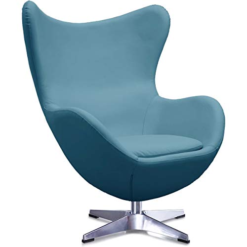 Preisvergleich Produktbild Feelcomfort Ohrensessel Leon - Kunstleder türkis Fernsehsessel Relaxsessel